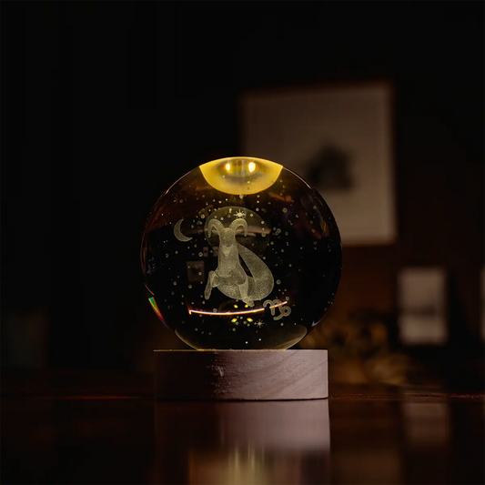 Lámpara Esfera de Cristal – Signos del Zodiaco